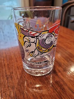 McDonalds Disney 100 Years Of Magic Clear Glass Cup Buzz Aladdin Beast Mickey • $5.99