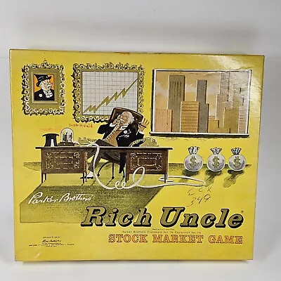 Rich Uncle Stock Market Game Vintage Parker Brothers 1959 • $29.99