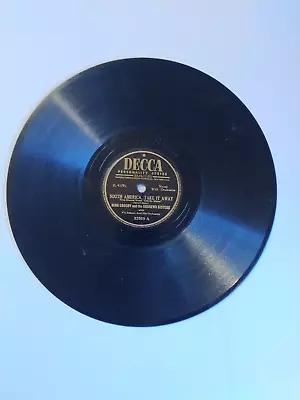 Bing Crosy Andrews Sisters Route 66 / South America Take... 10  78rpm Vg+ • $19.95