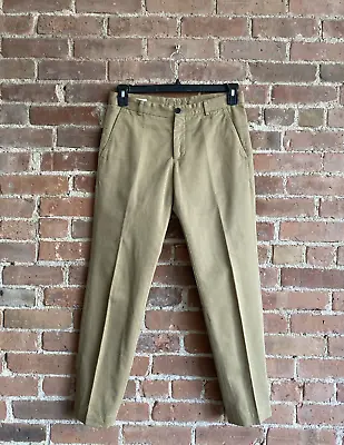 Dries Van Noten Men’s Cropped Khaki Pants Sz 46 IT/ 30 US • $67.60