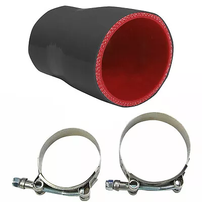 3.75  To 4  Inch Silicone Reducer Coupler Turbo Hose 95-102mm +2x T-Bolt Clamps • $9.90