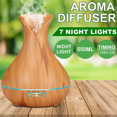 Essential Oil Humidifier Ultrasonic Air Diffuser Aroma Aromatherapy Air Purifier • $28.43