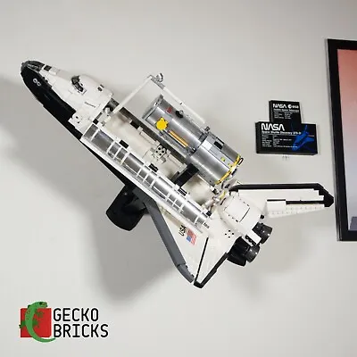 £23 • Buy Gecko Bricks Wall Mount For Lego Nasa Space Shuttle Discovery 10283