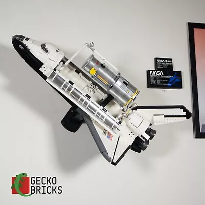 £23 • Buy Gecko Bricks Wall Mount For Lego Nasa Space Shuttle Discovery 10283