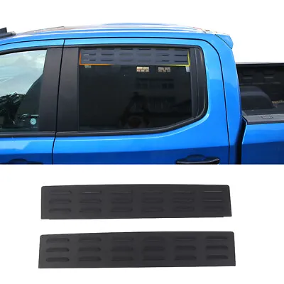 Rear Door Window Louver Air Vent Panel Trim For Chevy Silverado 19+ Accessories • $63.99
