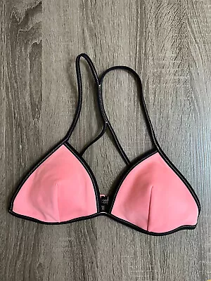 Victoria's Secret Padded Pink Bikini Top Swimsuit Beach Swimwear Sz S • $6.99