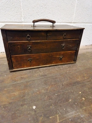 £165 • Buy Scratch Built Collectors Chest Of Drawers  Watchmakers Engineers 