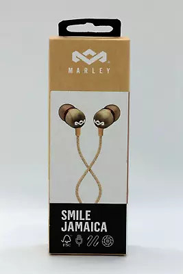 House Of Marley Smile Jamaica Wired Earphones With Microphone New Sealed Copper • $19.93