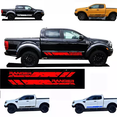 For Ford Ranger Vinyl Decal Sticker Graphics Kit Sport Side Door 2pcs • $38.25