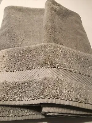Set 2 Restoration Hardware Fog Grey 100% Turkish Cotton 2 Hand Towels • $30