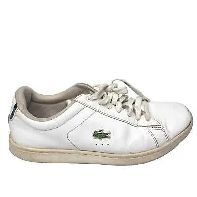 Lacoste Sneakers Womens Size 7 US White Trainers Casual Shoes • $22.91