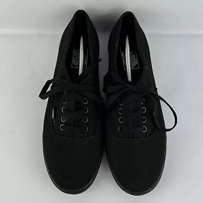 Vans Authentic Unisex Sneakers All Black US: Men - 8; Women - 9.5 Like New • $42.75
