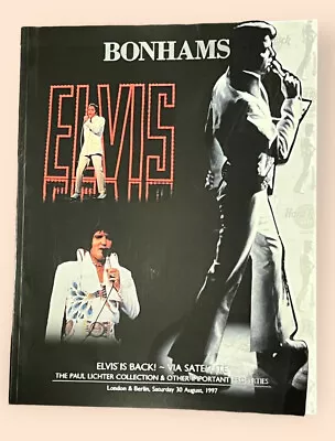 Elvis 1997 Bonham Auction Catalog / Peacock Jumpsuit / Speedway / Elvis Worn • $10