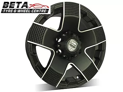 4x New 16x8 5/150 4WD BLACK Alloy Mag Wheel Rim For 76 7879 100 Landcruiser • $598