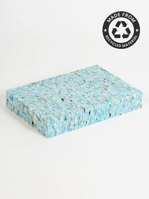 Yoga Studio New Recycled Full Chip Foam High Density Exercise Yoga Block - Brick • £6.99