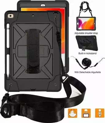 Lanyard Shockproof Tough Case Cover For IPad Air 4 2 Pro 11 10.2 Mini 6 9th 8 Ge • $44.90