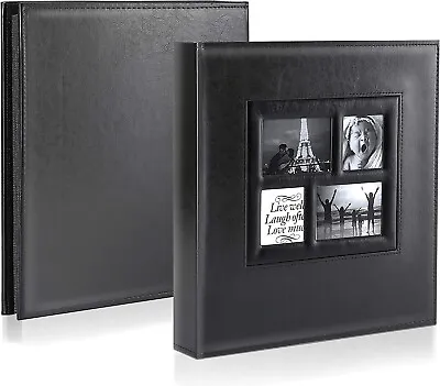 £17.15 • Buy Photo Album 500 Pockets 6x4 Photos, Extra Large Size Leather Cover Benjia