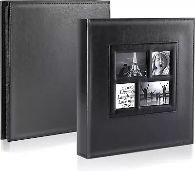 £19.75 • Buy Photo Album 500 Pockets 6x4 Photos, Extra Large Size Leather Cover Benjia