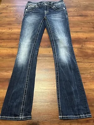 Miss Me Jeans Signature Slim Boot Actual Size 26 • $25