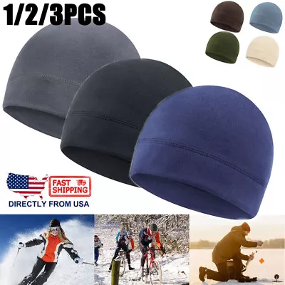 $9.99 • Buy 3X Tactical Warm Winter Fleece Watch Cap Military Beanie Skull Hat For Men Women