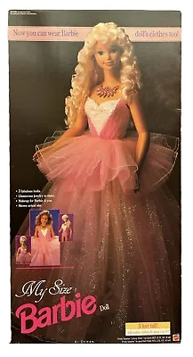 NEW Vintage 1992 My Size Barbie Doll 3 Feet Tall Mattel 2517 36” Sealed • $212.49