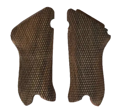 German Original WW2 P08 Luger Walnut Checkered Pattern Wooden Grips Reproduction • $24.07