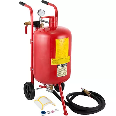 VEVOR 10 Gallon Sandblaster Portable Air Sand Blaster Media Abrasive 60-110PSI • $135.99