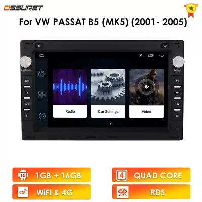 $117.50 • Buy 7  Android Car Radio Stereo Player GPS For VW Golf MK4 MK5 Passat Jetta WIFI DAB
