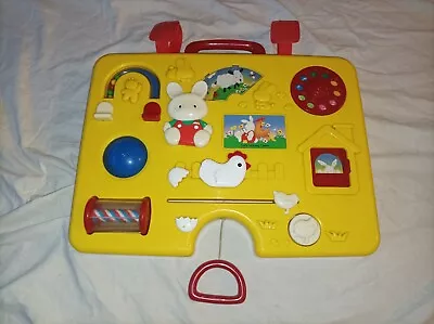 Vintage Early Learning Centre ELC Cot Baby Toy Activity Centre + Cot Straps • £19.99