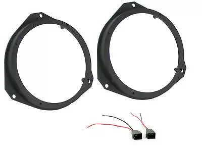£9.68 • Buy Front Door Speaker Adaptor Spacers Rings Kit For Vauxhall Astra H 165mm 6.5 