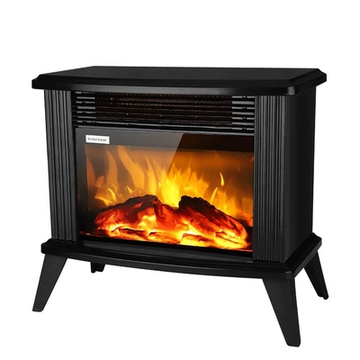 $59.99 • Buy ZOKOP 1500W 15  Fireplace Free Stand Infrared Space Heater 3D Realistic Flame