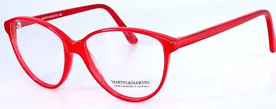 MARTIN & MARTIN INES 286 Red Cat Eye Womens Eyeglasses Frames 52-14-135 PB1 • $129.99