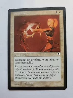 MTG Magic The Gathering Card Disincantare Istantaneo White Tempest 1997 Spanish • $7.97