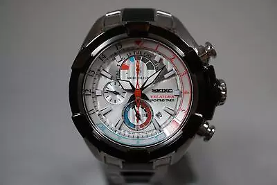 Seiko Velatura SPC145P1 7T84 White Dial Yachting Timer Chronograph Quartz Watch • $295