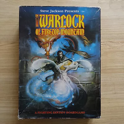 WARLOCK Of FIRETOP MOUNTAIN BOARD GAME Inomplete (READ) GW Fighting Fantasy M15 • £65