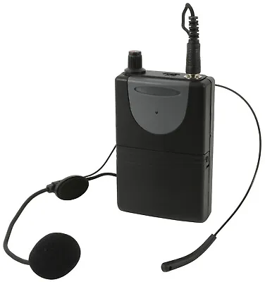 QTX Neckband Microphone & Belt Pack For QRPA & QXPA PA Unit - UHF 864.8MHz • £41.99