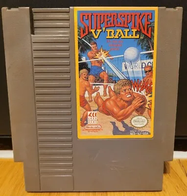 Superspike V'Ball Volleyball (NES Nintendo Entertainment System 1990) Game Cart • $9.49