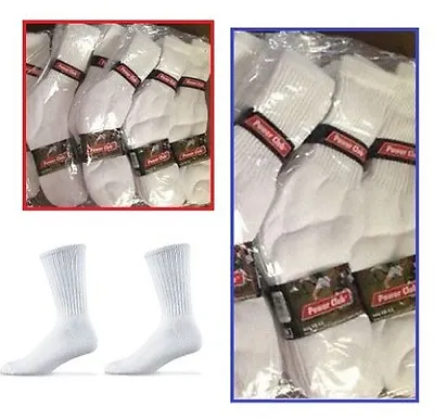 5-100 Dozens Wholesale Lots Mens Solid Sports Cotton Crew Socks P274 Gifts Cheap • $19.95