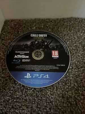 Call Of Duty WWII World War 2 PS4 Sony PlayStation 4 Disc Only  - Rated 18 • £4.99