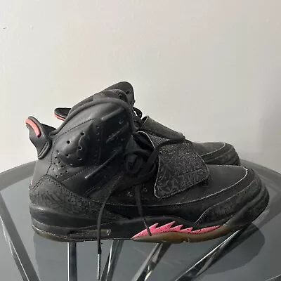 Nike Air Jordan Son Of Mars Mid Black And Pink Youth Size 6.5Y 512242-009 • $14.50