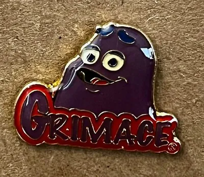 McDonald's Grimace Collectible Lapel Hat Pin • $5.99