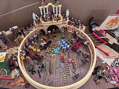 Playmobil Job Lot Bundle Colosseum Viking Pirate Ship Egyptians Figures More • £80