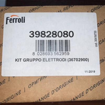 £31 • Buy Ferroli Optimax He Plus 38c & Tech 38c Boiler Electrodes 39828080