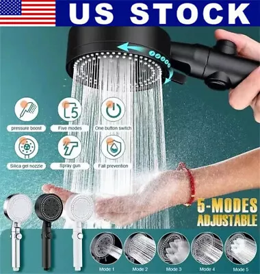 High-Pressure Shower Head Multi-Functional Hand Held Sprinkler With 5 Modes New • $5.98