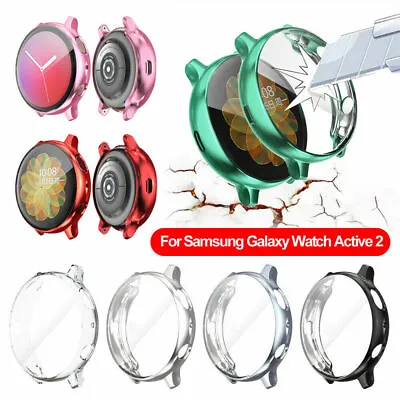 For Samsung Galaxy Watch Active 2 40/44mm TPU Cover Case Bumper Screen Protector • $6.59