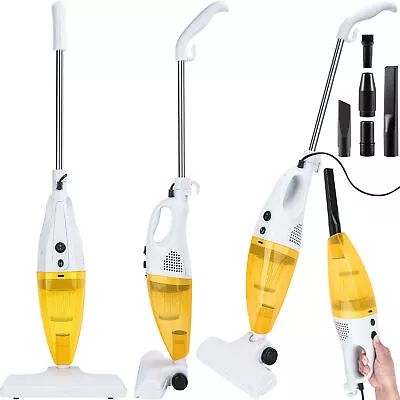 Stick Vacuum Cleaner Bagless 600W - 2 In 1 Upright & Handheld Lightweight Hoover • £23.69