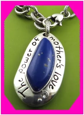 BRIGHTON MOTHER'S MOTHERS LOVE Blue LAPIS Stone Chain NECKLACE NWtag $68 60% • $27.20