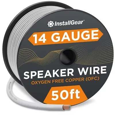 	InstallGear 14 Gauge Tinned OFC Heavy Duty Boat Marine Speaker Wire 50 Feet	 • $29.44