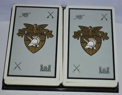 Playing Cards United States Military Academy 2 Decks Black Case Air Force Poker • $7.50