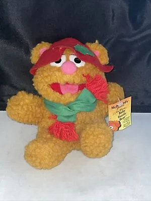 Fozzie Bear McDonald's Jim Henson's Muppet Babies 1987 Plush Christmas W/tags • $14.95